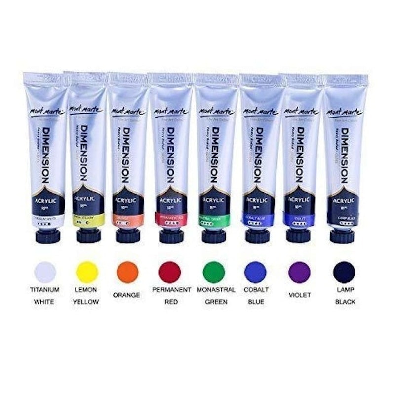Mont Marte Acrylic Inks Review - Regular and Neon Color Sets. 