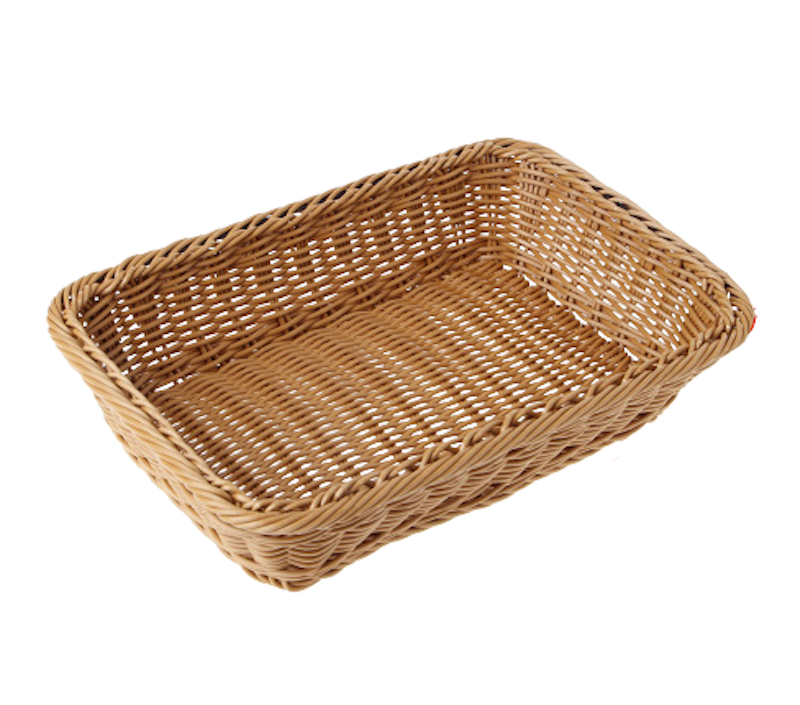 Artificial Rattan Storage Basket 1