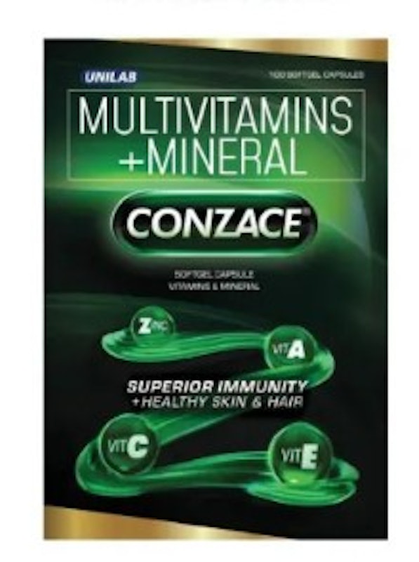 Conzace Multivitamins 100 Capsules - For Stronger Immunity and Healthy Skin 1