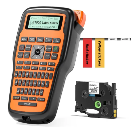 Pro Keyboard Label Maker Machine With Tapes 1