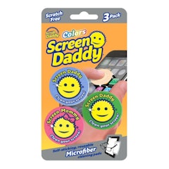 3ct - Multi-use Microfiber Cleaning Pads for Electronic Screens - Reusable and Washable