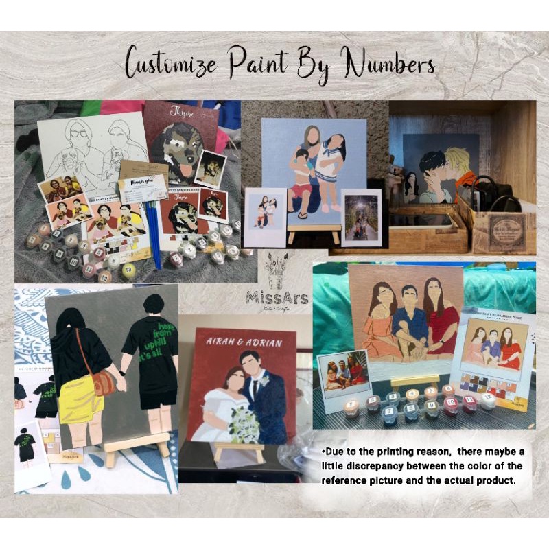 Customized Paint By Numbers Kit 4