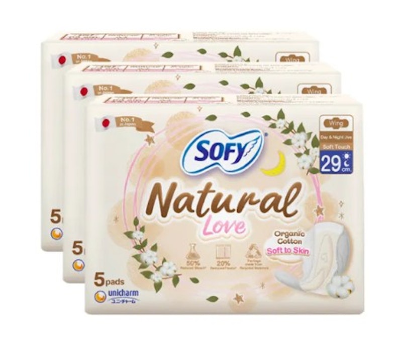 Natural Love Eco Friendly Sanitary Napkin With Wings 1