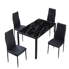 Eden 1 + 4 Seater Dining Set