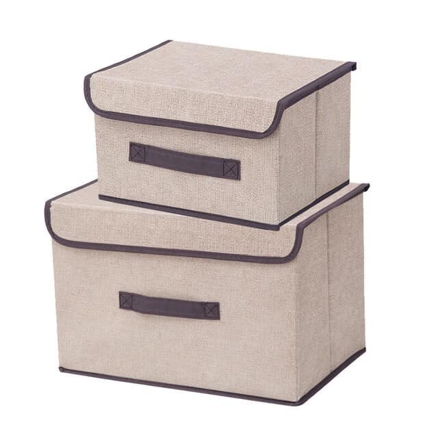 Foldable Storage Box With Cover 1