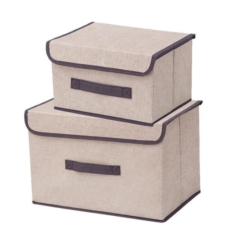 Foldable Storage Box With Cover 1