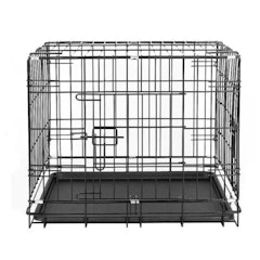 Galvanized Folding Pet Cage With Removable Poop Tray