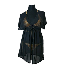 Kimono See-Through Swimsuit Cover Up