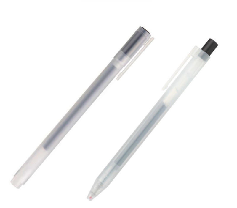 MUJI - Smooth Gel Ink Ballpoint Pen Knock Type 0.3mm Blue Black