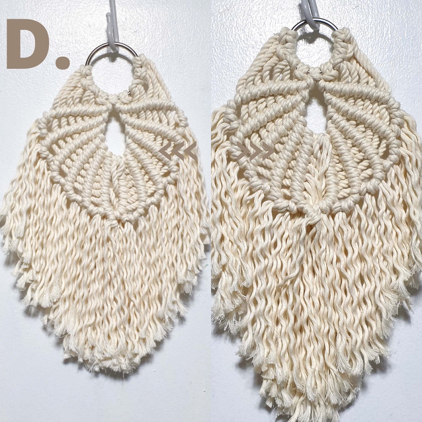 Mini Macrame Wall Hanging Boho Decor 5
