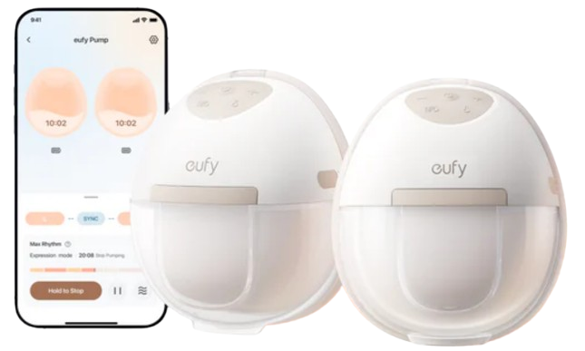 Eufy E20 Heated Wearable Breast Pump	 1