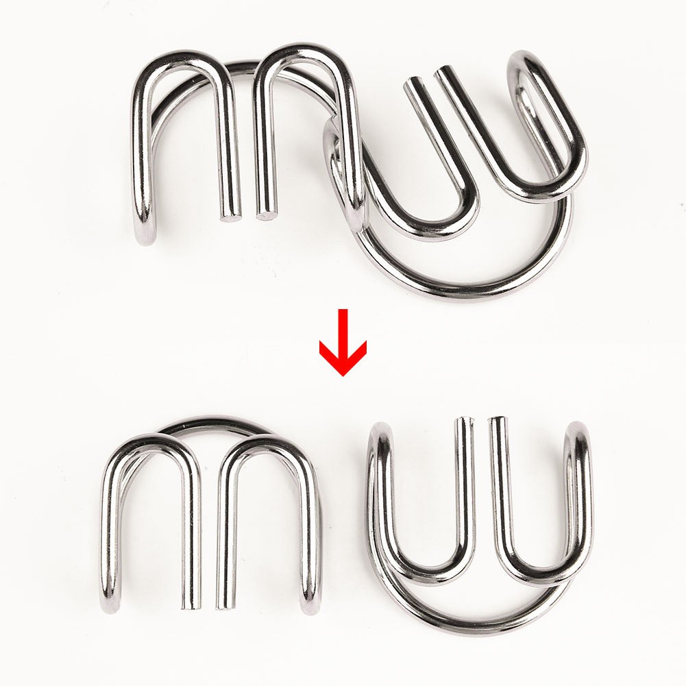 Brain Teaser Metal Wire Puzzles 2