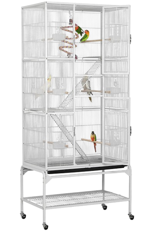 White Bird Cage 1