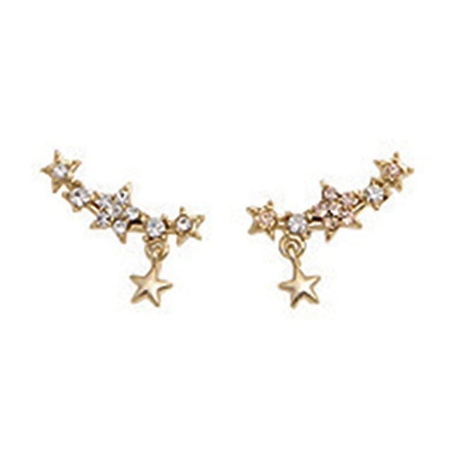 Women's Five-Pointed Star Party Ear Studs 1