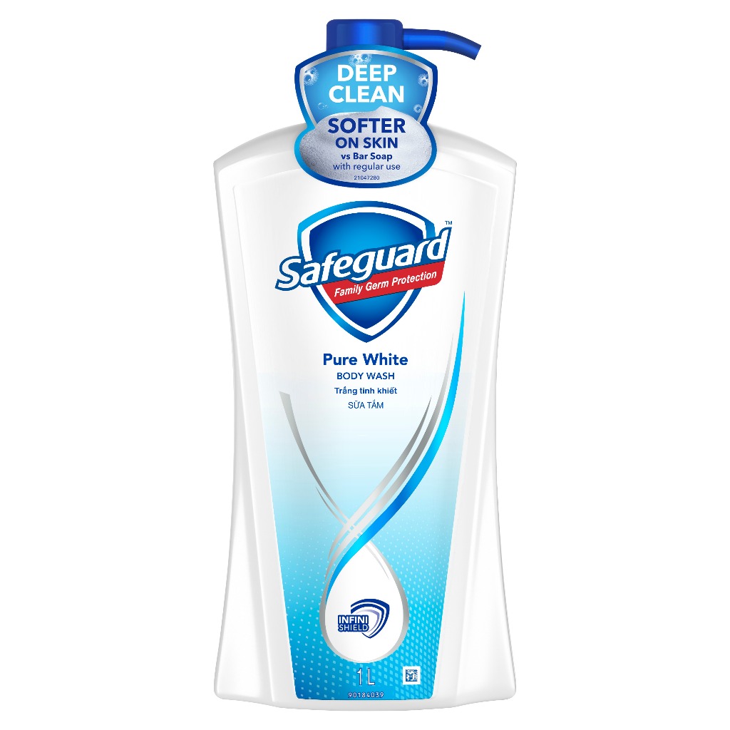 Antibacterial Soap Body Wash Pure White 1