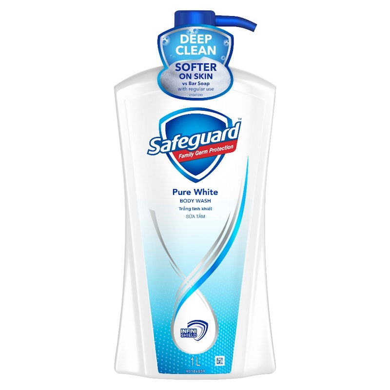 Antibacterial Soap Body Wash Pure White 1