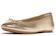 Fitflop Delicato Bow Soft Metallic-Leather Ballerinas 1