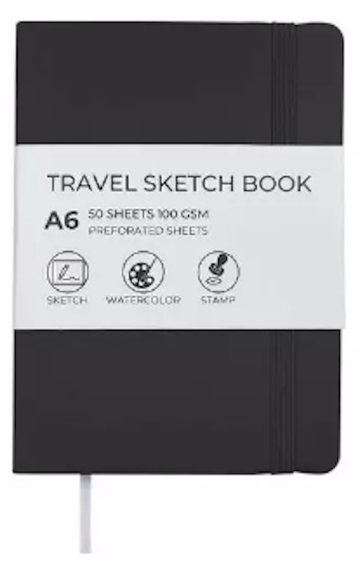 Travel Sketch Book A6 100gsm 50 Sheets 1