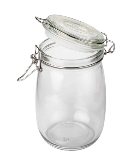 Glass Jar with Airtight Lid	  3