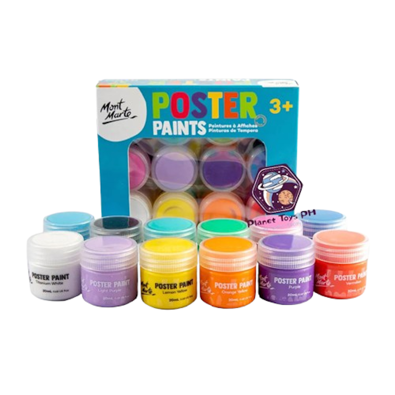 12 Colors Poster Paint 1