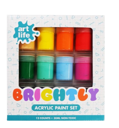 Acrylic Color Brightly 12 Colors 1