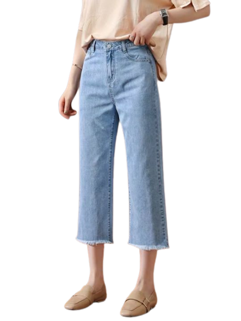 Cropped Mom Jeans 1