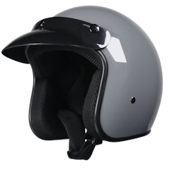 Vintage Motorcycle 3/4 Half Helmet