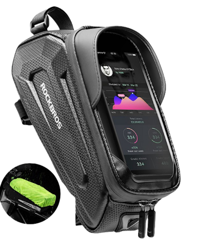 Front Top Tube Bag With Phone Touch Screen 1