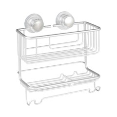 Metro Aluminum Turn-N-Lock Two-Tier Combo Basket