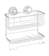 MakeRoom Metro Aluminum Turn-N-Lock Two-Tier Combo Basket 1