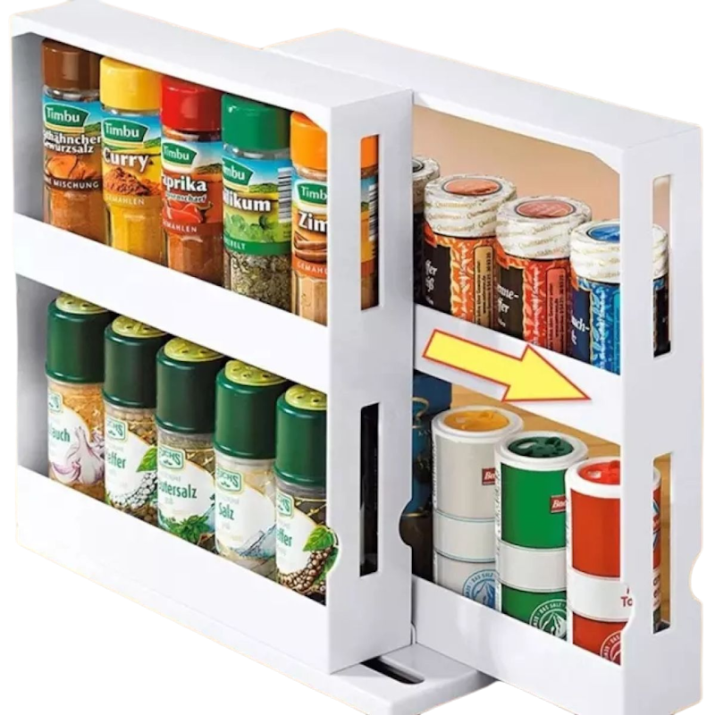Rotating Shelf Home Spice Organizer 1