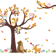 Cartoon Forest Wall Stickers 1