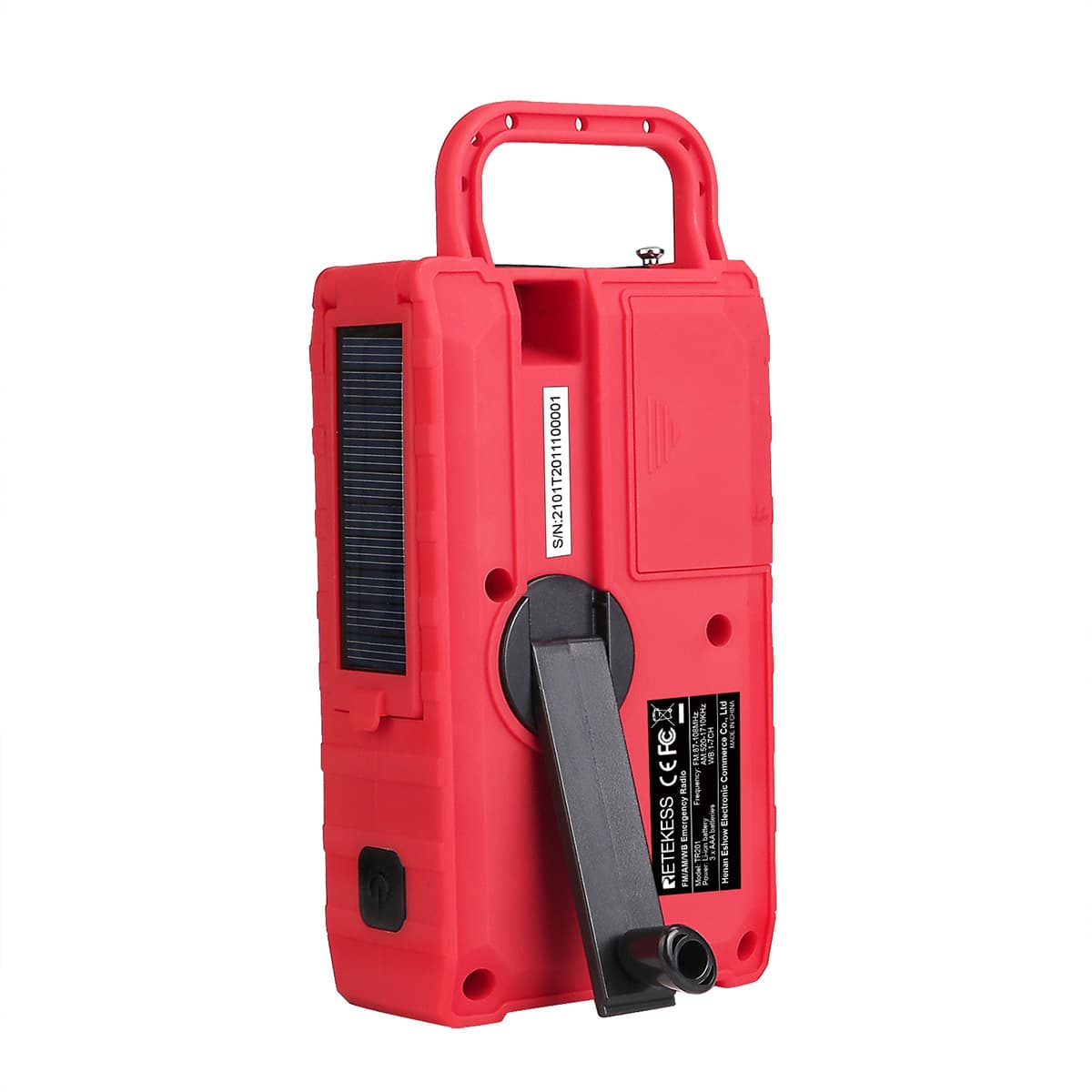 TR201 5000mAh Multifunctional Solar Hand Crank Radio 4