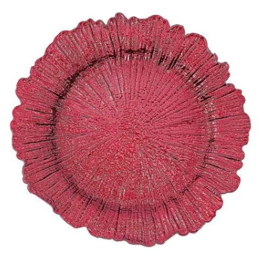 Red Reef Charger Plate 1