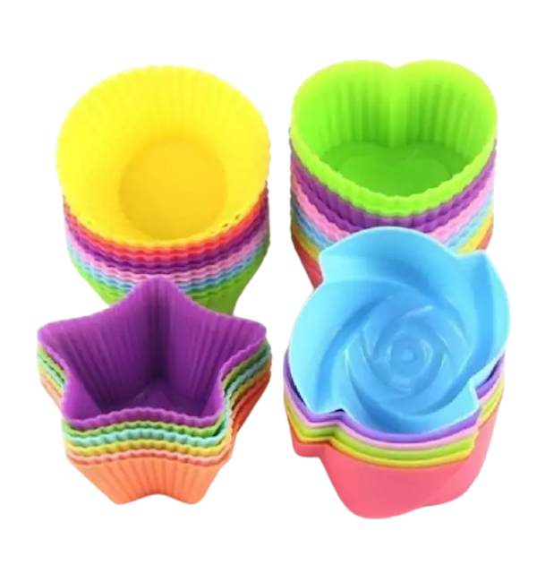 Reusable Silicone Cupcake Molds 1