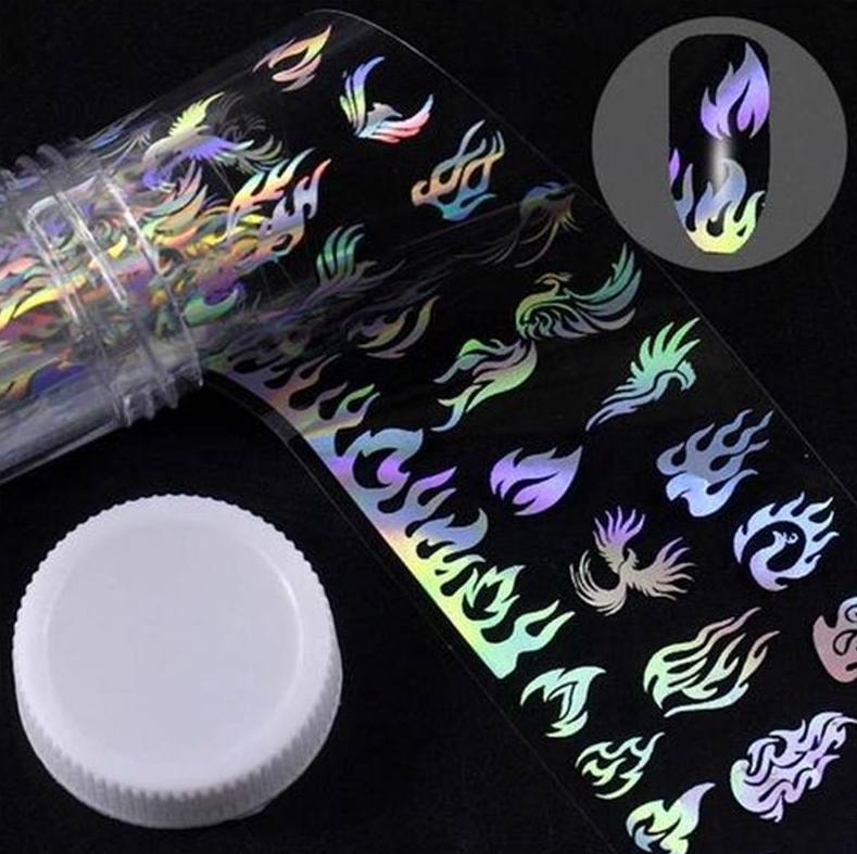 Holographic Water Transfer Nail Decal 6