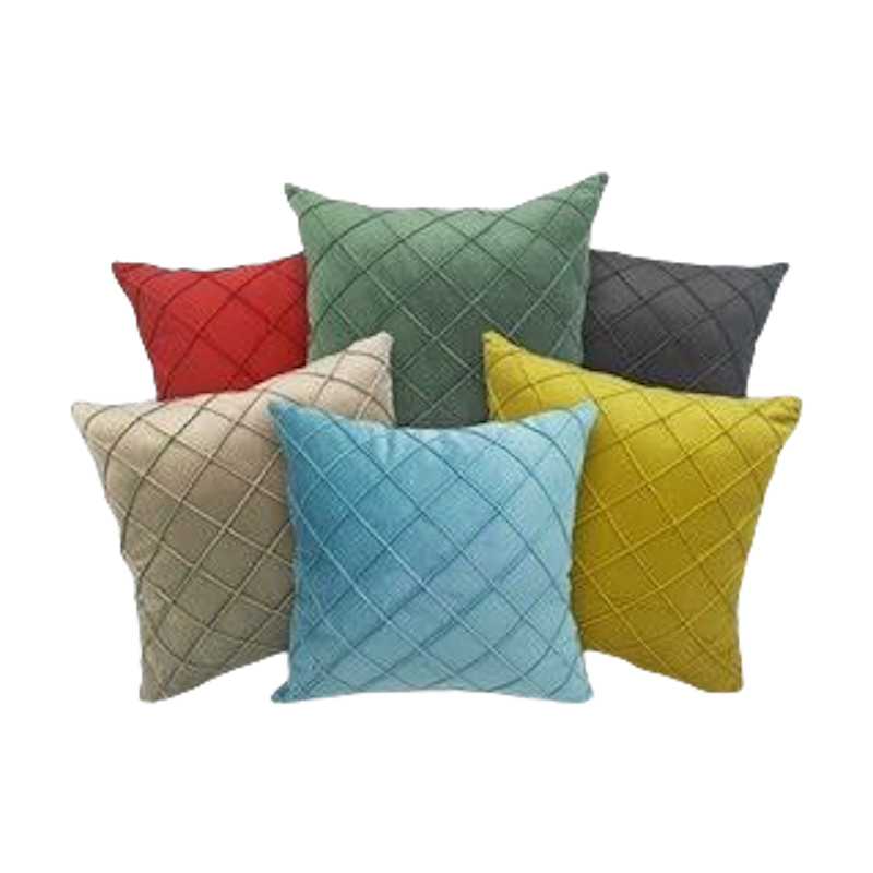 Luxury Velvet Fabric Solid Color Pillow Case 5