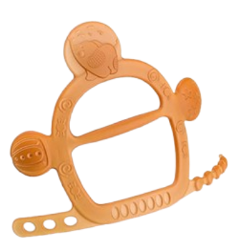 Nano Silver Silicone Adjustable Wristband Teether  1