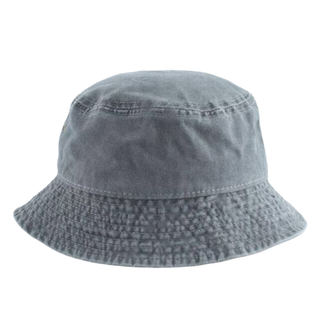 Denim Washed Cotton Bucket Hat 3
