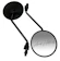 1 Pair Long Universal Round Side Mirrors for Motorcycles 1