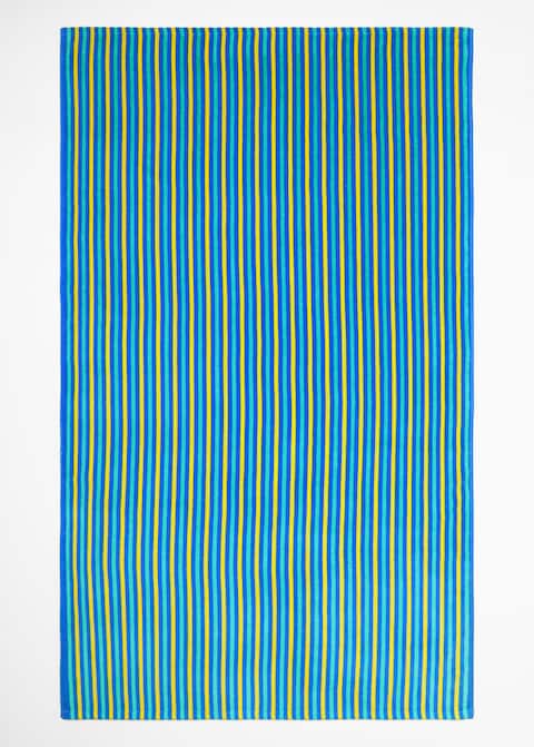Multi-Coloured Striped Beach Towel 2