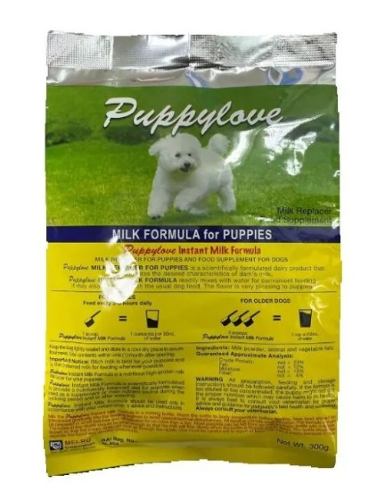 High-Protein Milk Formula for Puppies, 300g	  1