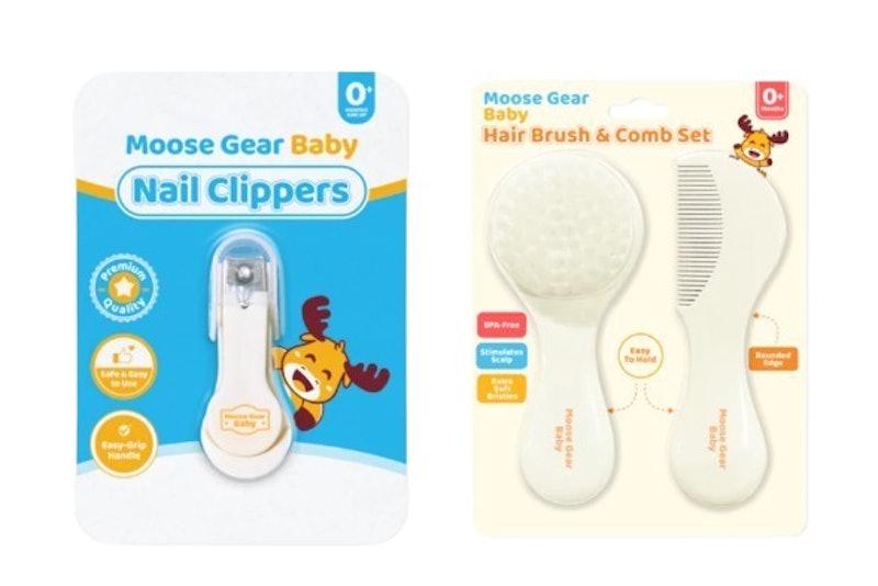 Grooming Set (1x Hair Brush Set & 1x Nail Clippers) Hair Brush 1