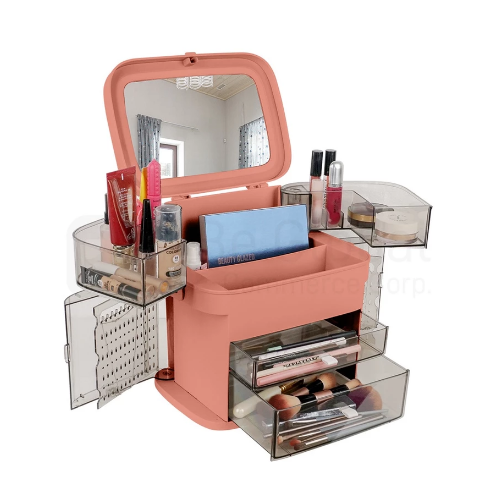 Margie Make-Up and Accessories Organizer With Mirror 1