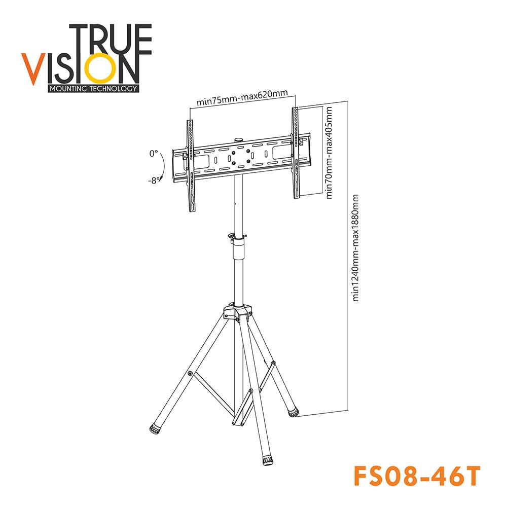 Portable TV Tripod Stand 5
