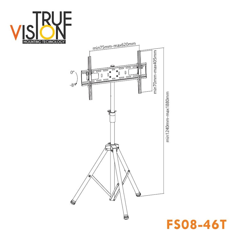 Portable TV Tripod Stand 5