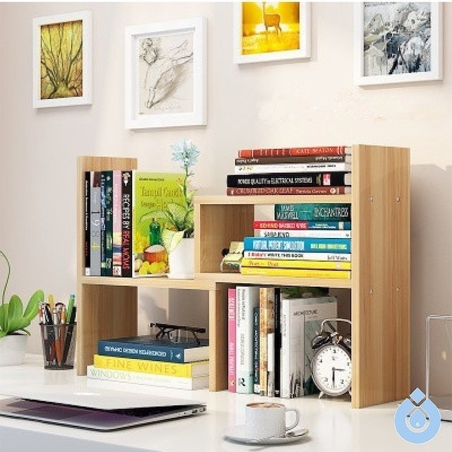 Small Desk Bookshelf 2