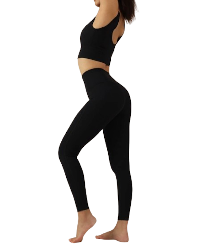 Women Sportswear Fitness Tank Top and Compression Pants 2