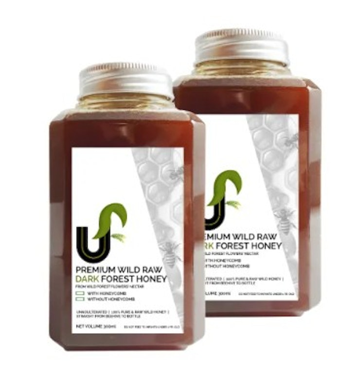 Premium Wild Raw Dark Forest Honey 1