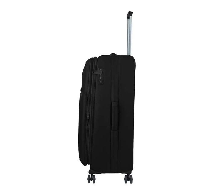 Antalya Jet Black Luggage (Large) 2